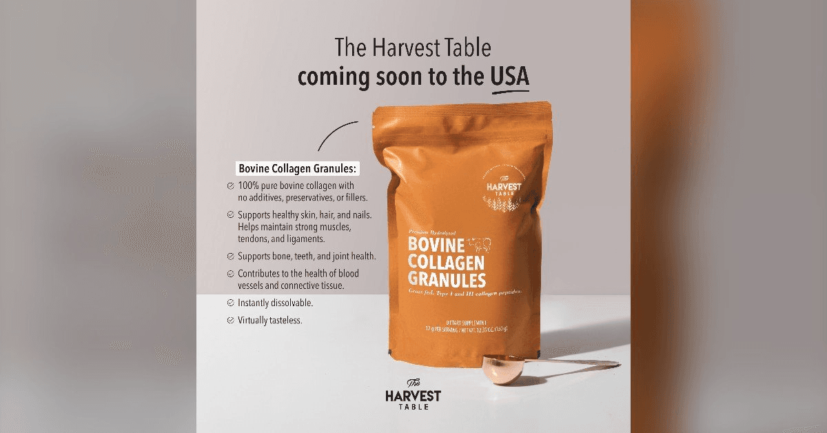 South African Wellness Brand The Harvest Table Expands to U.S. Market with Whole-Food Nutrition Philosophy