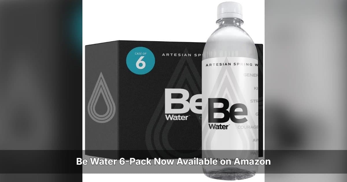 Greene Concepts Expands Be Water Availability with Amazon 6-Pack Launch