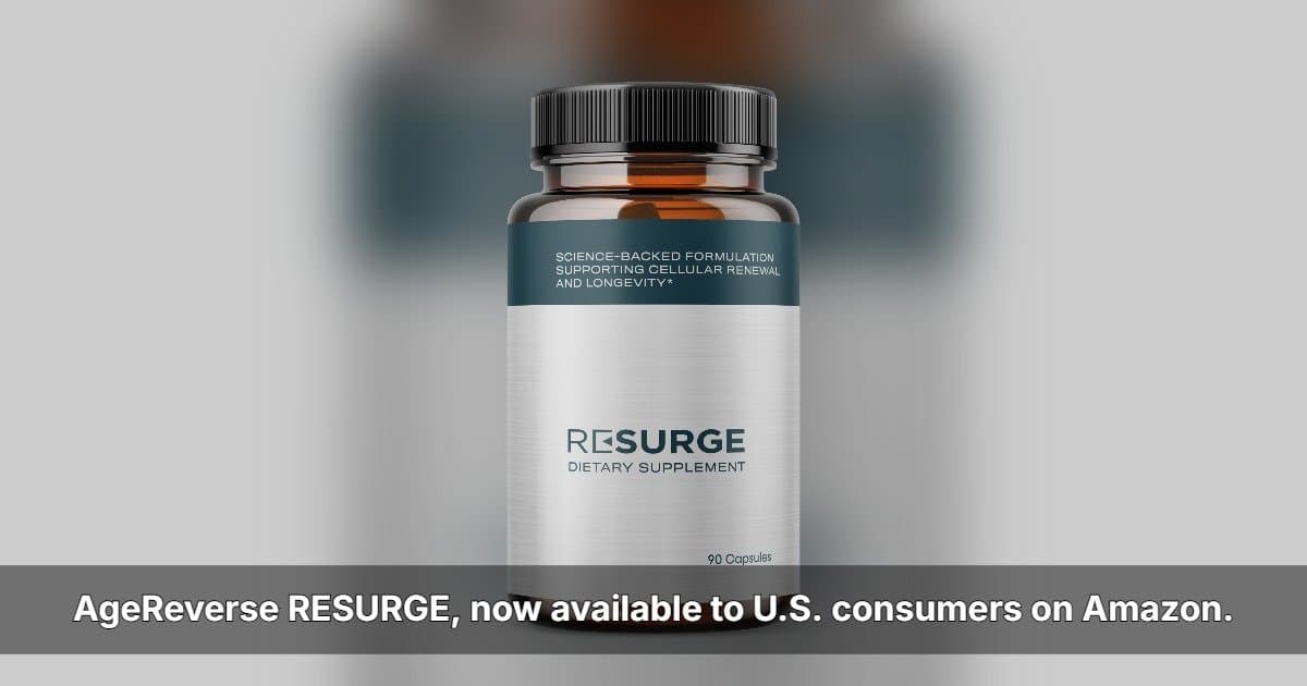 AgeReverse to Showcase RESURGE at ECRM Session as It Expands U.S. Presence