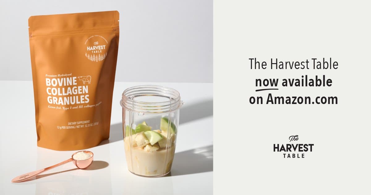 The Harvest Table Launches Bovine Collagen Granules on Amazon for U.S. Consumers