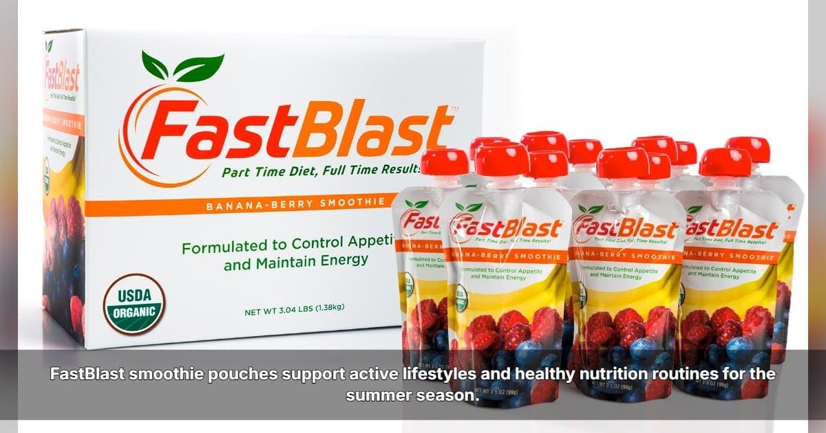 FastBlast Promotes Plant-Based Nutrition for Spring Wellness Routines
