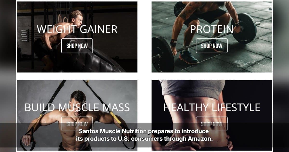 Santos Muscle Nutrition to Launch on Amazon US, Highlighting European Quality Standards