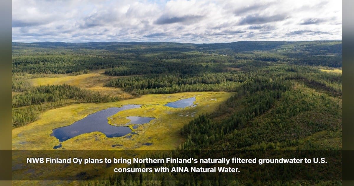 NWB Finland Oy Introduces AINA Natural Water to U.S. Market with Eco-Friendly Bag-in-Box Packaging