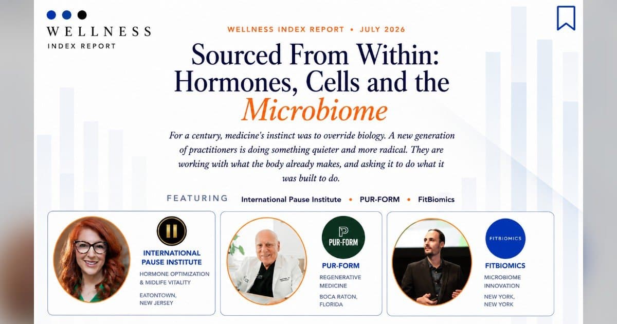 July Wellness Index Report Highlights Shift from Overriding Biology to Restoring Body's Natural Functions