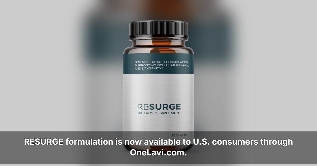 AgeReverse Expands U.S. Retail Presence with OneLavi.com Launch of RESURGE